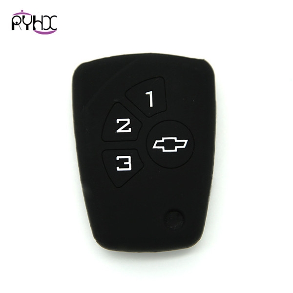 Chevrolet custom key covers|cases|protectors|skins without logo,3 buttons,a variety of colors,completely natural silicone.