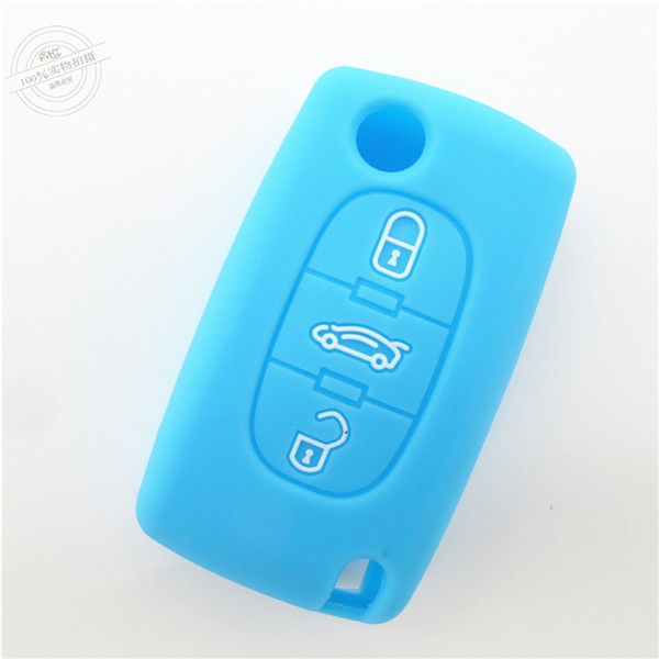  Peogeot 407 key fob covers|cases|protectors|skins without logo for  Peogeot 307|308|408,3 buttons,a variety of colors,completely natural silicone.
