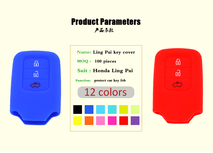 Honda Ling Pai key fob cover parameters