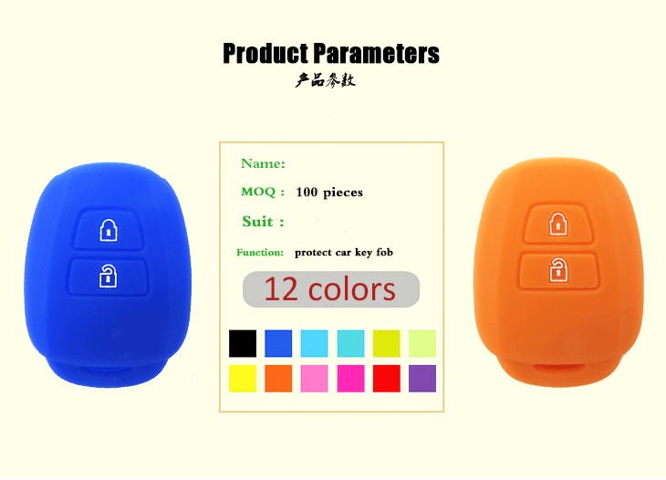 Toyota vios car key cover parameters