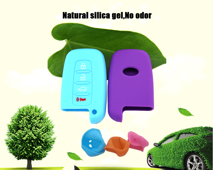 Hyundai-IX35-key-fob-covers-material,be made of 100% natural silicone material, which is non-toxic and environmental protection,without odor silicone car key case for Hyundai