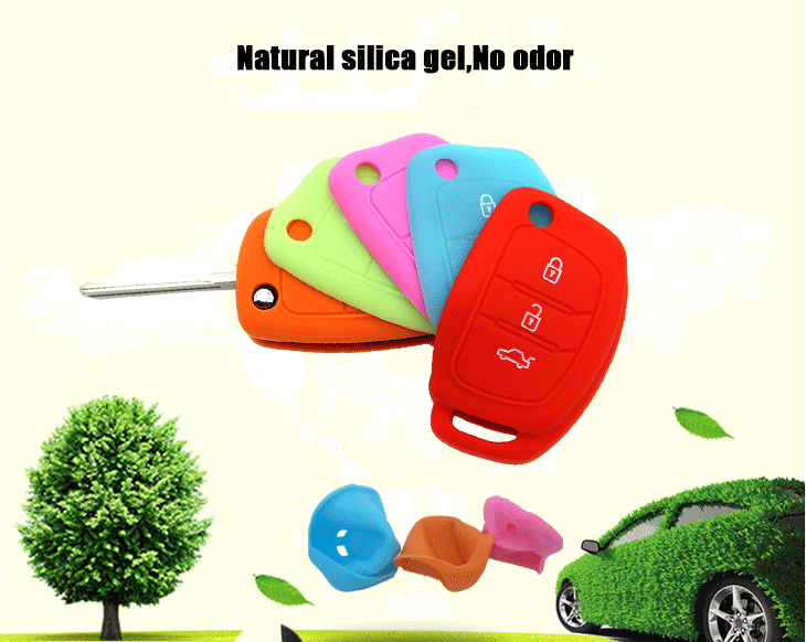 Hyundai-Mistra-key-fob-covers-material,be made of 100% natural silicone material, which is non-toxic and environmental protection,without odor silicone car key case for Hyundai