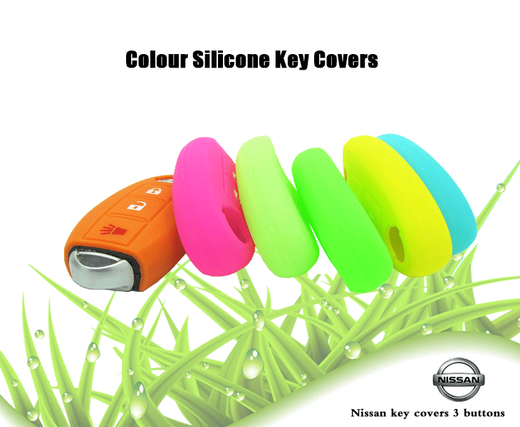 Nissan-Livina-key-fob-covers, many colors can be selected, can protect car key covers from water and dust, light and good toughness silicone key protector for Nissan, colorful car key covers for you.