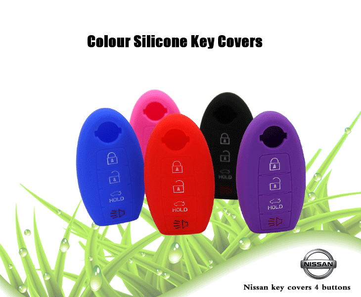 Nissan Teana key fob covers, many colors can be selected, can protect car key covers from water and dust, light and good toughness silicone key protector for Nissan, colorful car key covers for you.