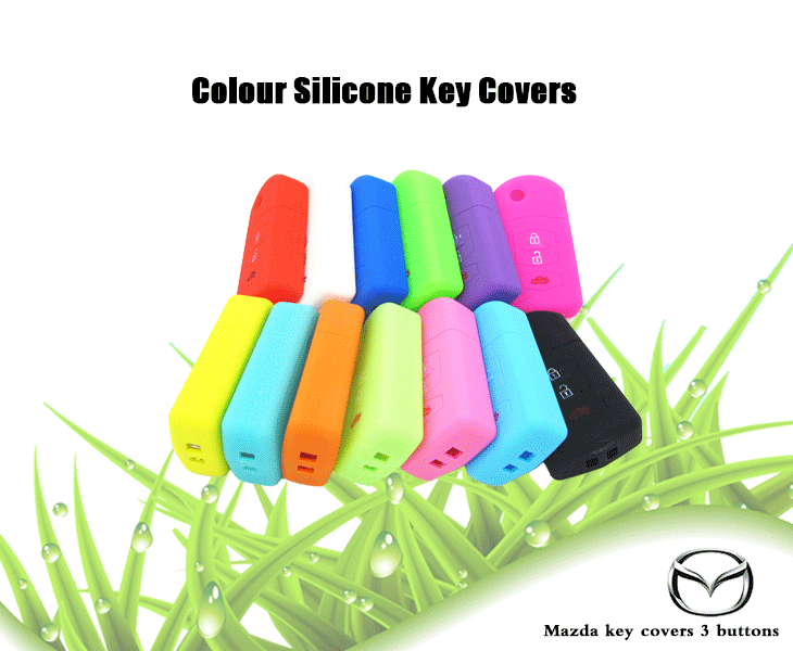 Mazda-M6-key-cases, many colors key case can be selected, efficiently protect the car key from water and dirt, very convenient for people to carry everywhere, colorful car key silicone case from China.