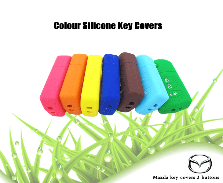 Mazda-M3-key-fob-covers, many colors can be selected, and it also can protect car key covers from water and dust, light and good toughness silicone key protector for Mazda, specialize for mazda key case 3 buttons.