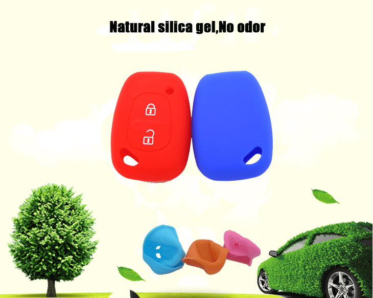 Renault-Laguna-key-remote-covers-material, be made of 100% natural silicone material, which is non-toxic and environmental protection,without odor silicone car key case.