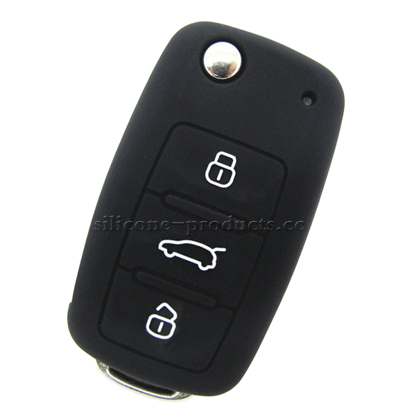 Volkswagen Beetle car Key Cover|Case|protector|skin with logo,3 buttons and silicone.