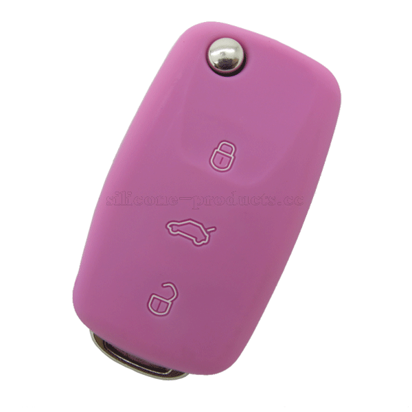 Polo car key cover,pink,3 bot...