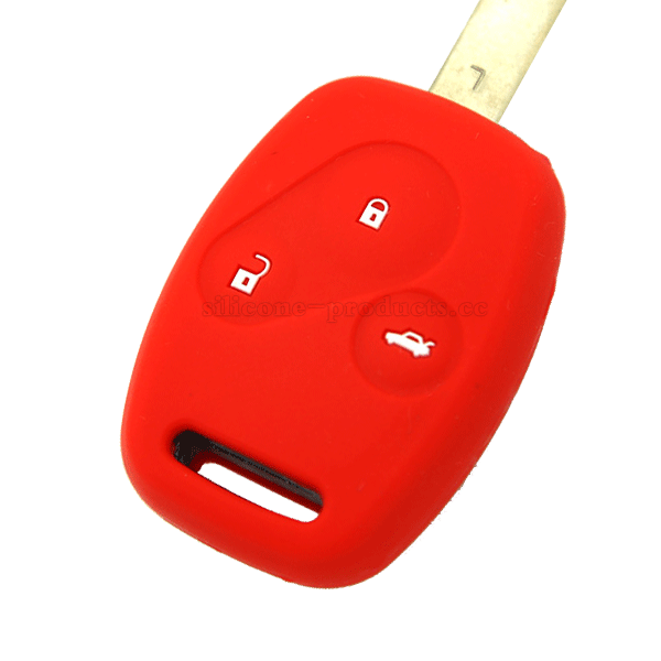 FIT car key cover,red,3 buttons,with logo