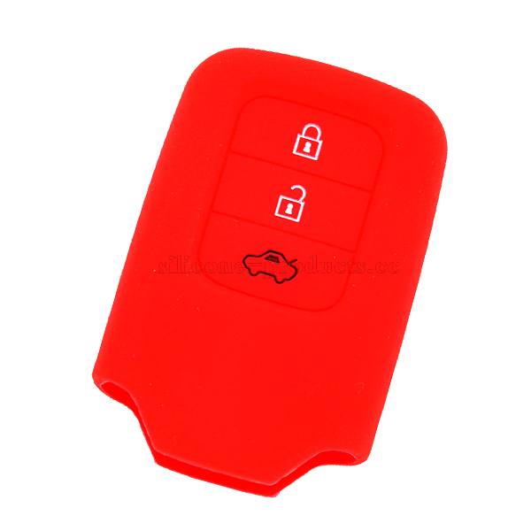 Ling Pai car key cover,red,3 buttons,debossed design