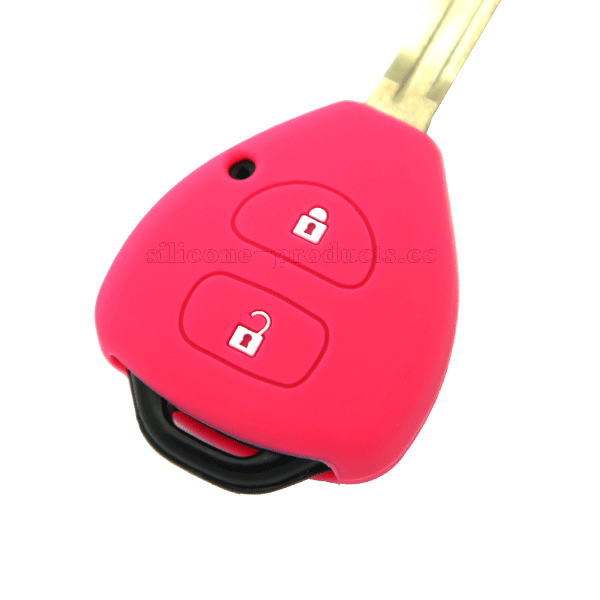 Corolla car key cover,dark red,2 buttons,with logo