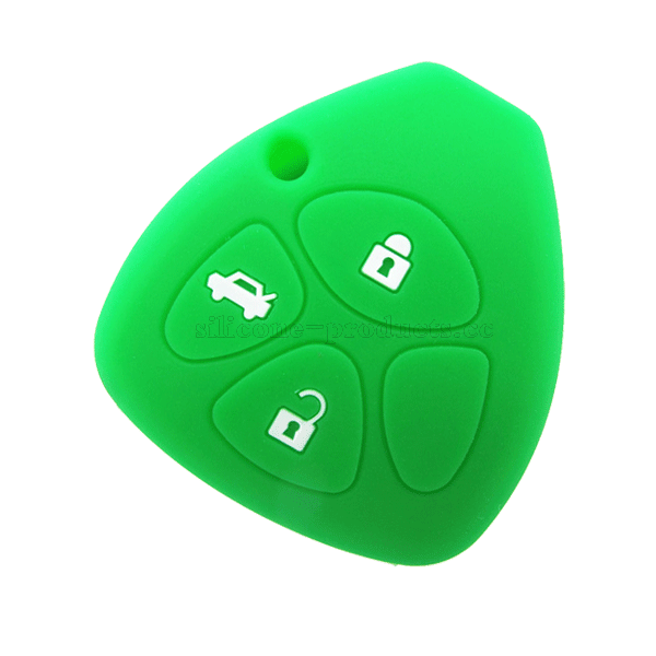 Crown car key cover,silicone rubber key fob covers,3buttons