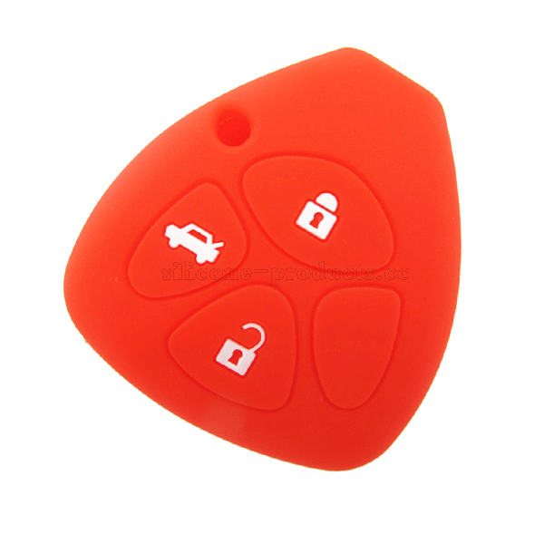 Crown car key cover,red,4 bu...