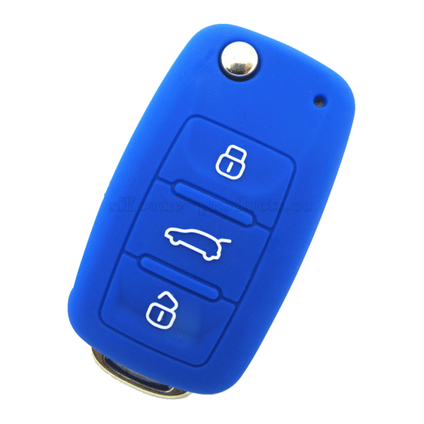 Skoda car key covers,silicone car key protector, best car key protector in China, multi-color car key shell