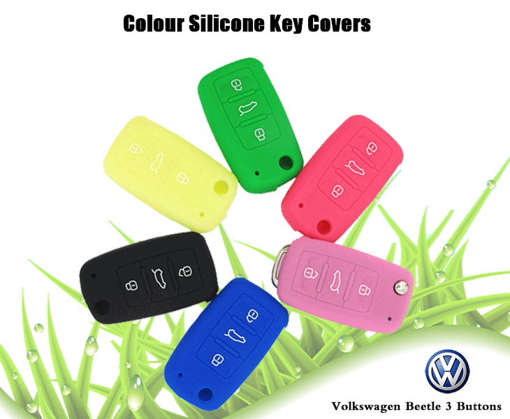 Skoda colorful silicone key covers