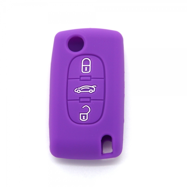 Citroen car key case, high quality silicone car key protector, China silicone wholesaler car accessories, the most pupular silicone products