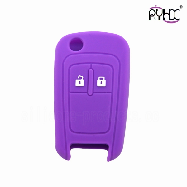 Chevrolet silicone car key sets, hot sale car key covers, small key case for car, special colors key shell