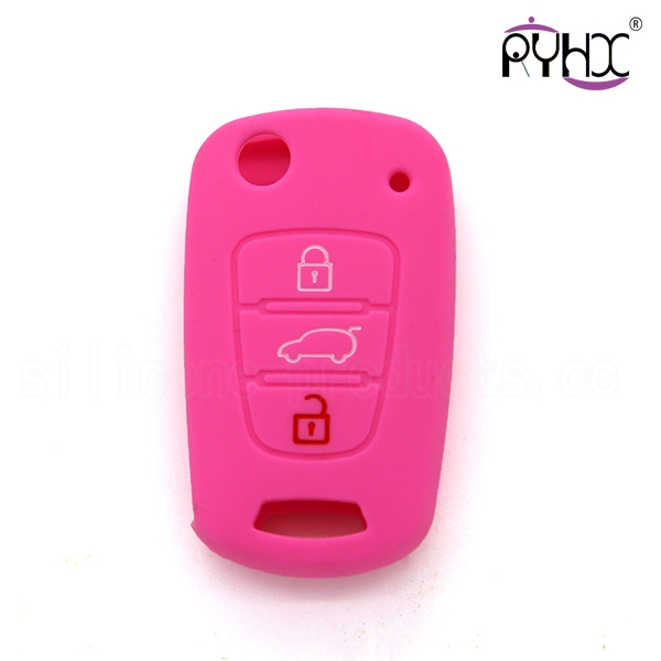 NEW soft silicone  key cover for KIA Rio K2 K5 Sorento Soul Sportage Shuma(3 button).