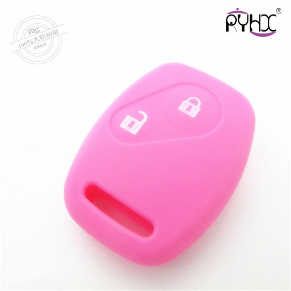 Honda silicone key shell, waterproof car key silicone case, car key protective cover for Honda 2 buttons