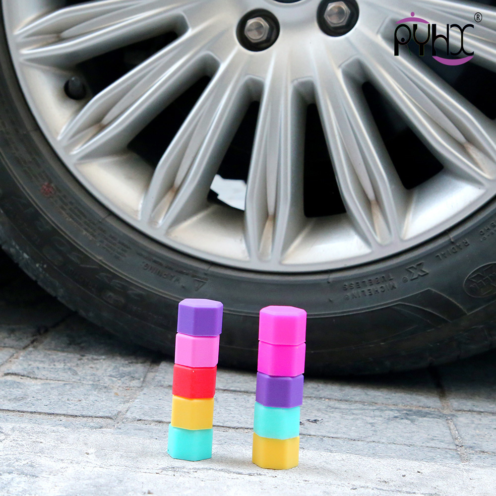 colorful silicone nut cover, be made of silicone material, many colors nut cover for car wheel.