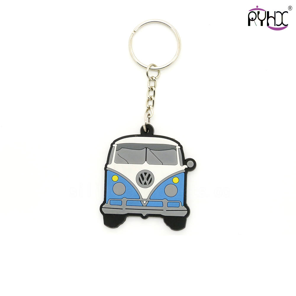 silicone car key chain3