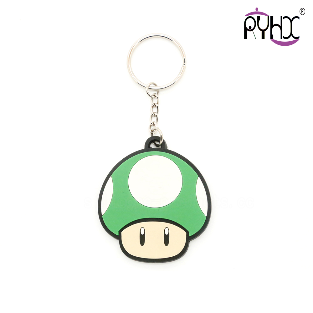 silicone car key chain, be made of silicone material, color is gorgeous, delicate and cute silicone key chain.