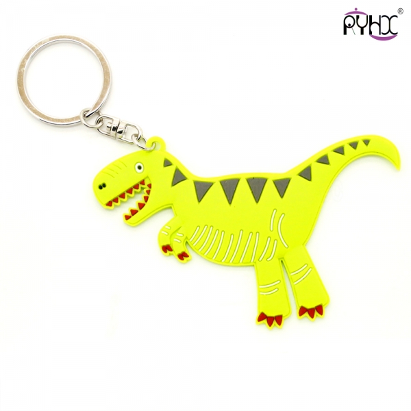 animation key chain,cartoon silicone car key chain, the cheapest key chain for car