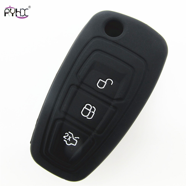 Online wholesale black Ford Ecosport car key cover,3 button.