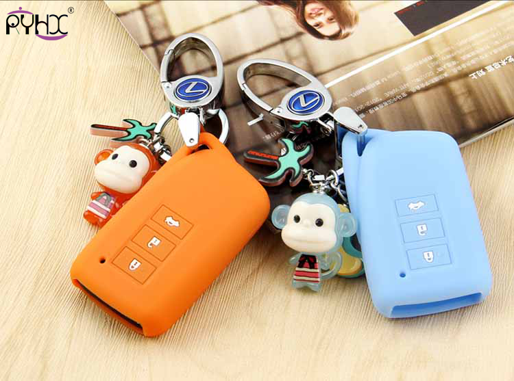 3-button lexus silicone key cover 18