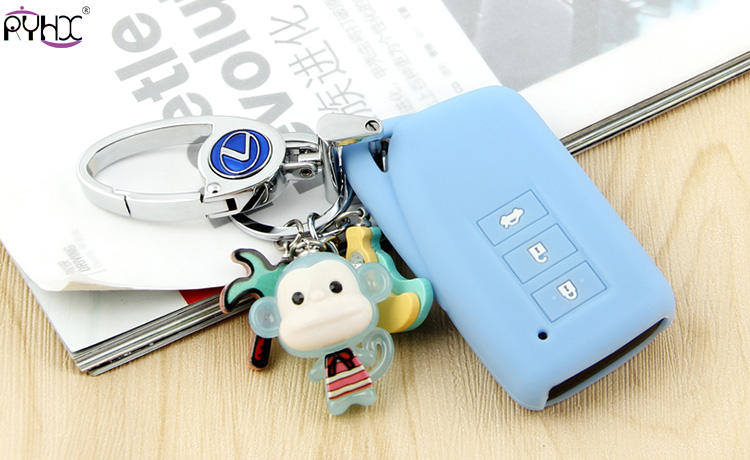 3-button lexus silicone key cover 19