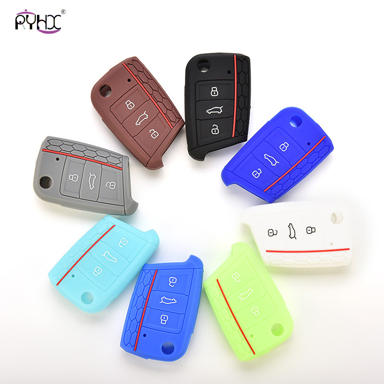 coloured vw golf 7 key cover