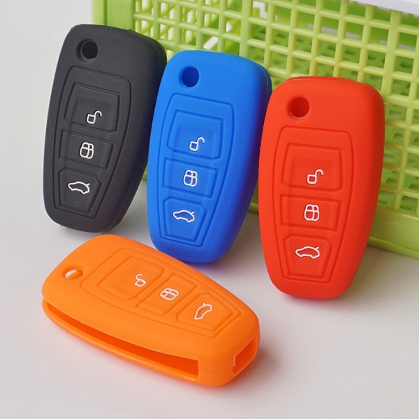 Online wholesale brown Ford Ecosport car key cover,3 button.