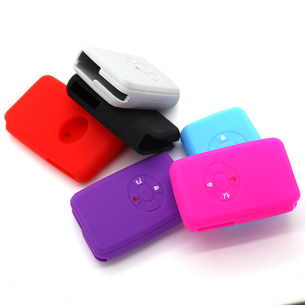 WHOLESALE Silicone Key Cover for Toyota Yaris  Corolla 4-Button Remote Control in Wireless Key 4-Key