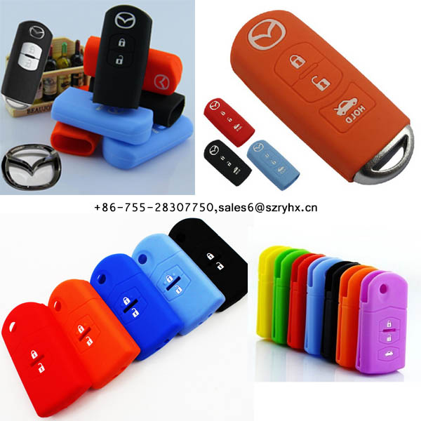 Mazda Key Fob Cover -Colorful silicone key cover for Mazda M6 CX7 CX9 SEDAN M2 M3 M5 MX-5 RX car key here