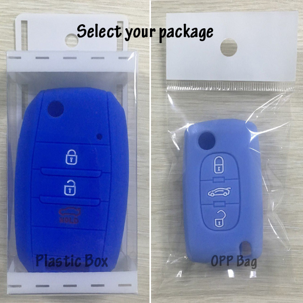 select your package of 4 buttons Renault key siliocne cover