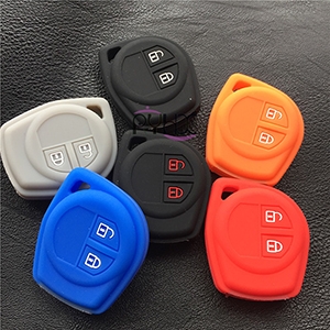 NEW Silicone Car Key Cover For Suzuki SX4 Swift Liana Grand Vitara Jimny Alto car key/ remote 2 button.