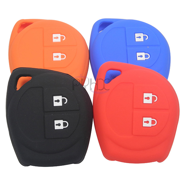 The front of the silicone key cover for SUZUKI SX4 Swift Liana Grand Vitara Jimny Alto(4 colors).