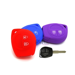 CUSTOM 2 Buttons Car Key Silicone Cover For Suzuki SX4 Swift Liana Grand Vitara Jimny Alto.