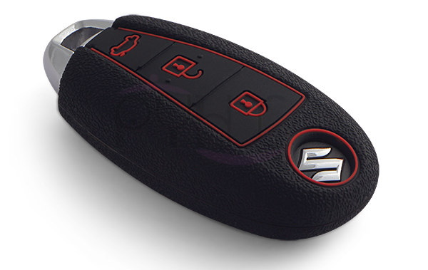 High Quality 2017 Car Key Silicone Cover For Suzuki Swift Kizashi SX4 S-Cross Maruti Ciaz Baleno(2 buttons).