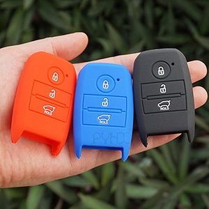Custom personalized​ silicone rubber key remote cover for KIA  K3 Cerato Rio Rio5(3button).