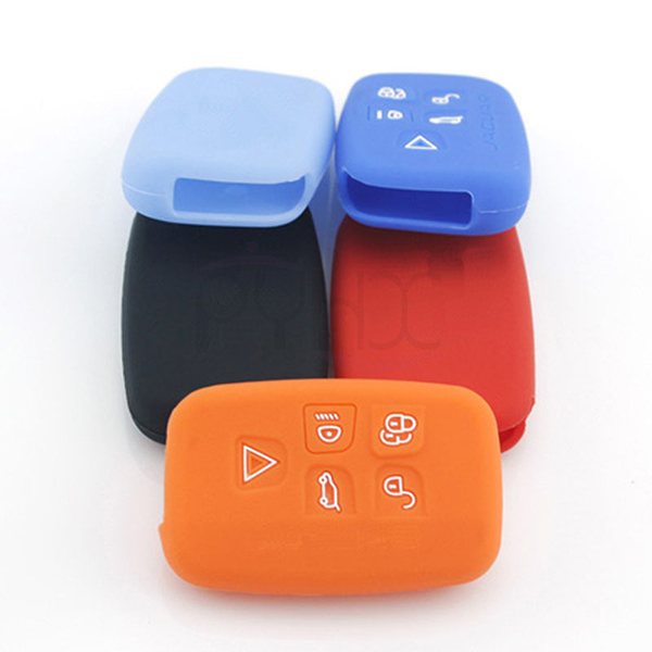 5 buttons LandRover rubber silicone car remote cover protector case skin bag