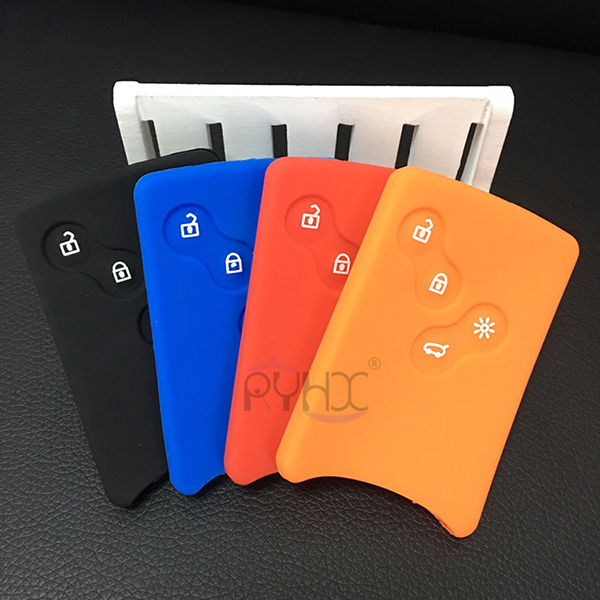 Silicone-Rubber-Car-key-cover-case-protector-Sticker-holder-fit-Renault-Clio-Logan-Megane-2-3