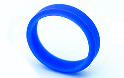 blue silicone ring