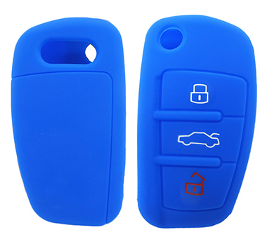 Silicone car key shuck for Audi A1(debossed)