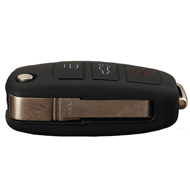 Black Silicone car key wallet for Audi S3 remote key