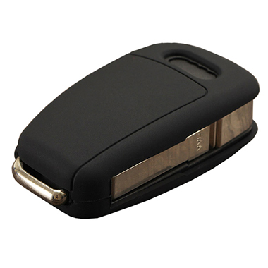 Black Silicone car key wallet for Audi S3 key fob