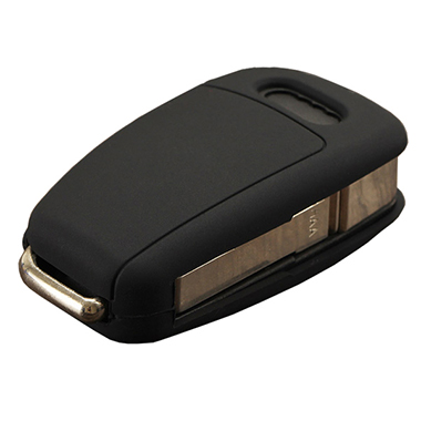 Black silicone key shell for Audi A4 key remote