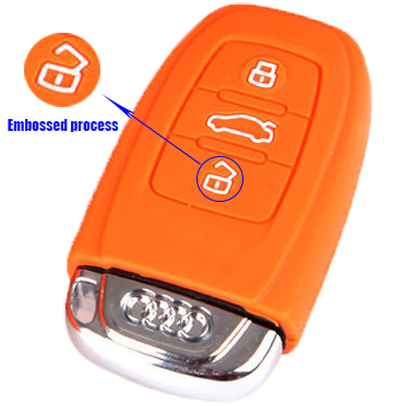 audi-silicone-key-cover(embossed-process)