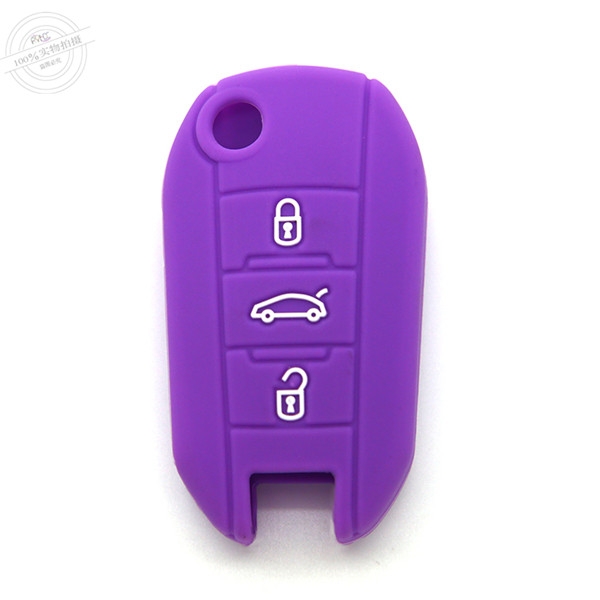  Peogeot 308 key fob covers|cases|protectors|skins with logo,3 buttons,a variety of colors,completely natural silicone.